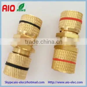 4mm Banana Jack Binding Post, Banana Jack Female to Female Coupler Wall Plate or Patch Panel Mount thumbnail-1
