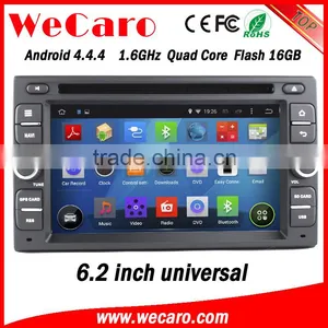 Wecaro 6.2" WC-2U6008 Android 4.4.4 Car Multimedia System 2 Din Car Navigation System Radio Gps Playstore thumbnail-1