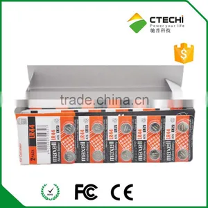 1.5V Coin Cell Alkaline LR44 Maxell Brand Zn-MnO2 Cell thumbnail-4