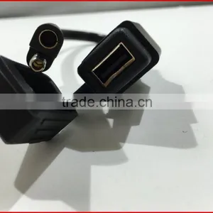 China Supplier SAE Plug Black Molding USB With Dust Cover Wire Harness thumbnail-4