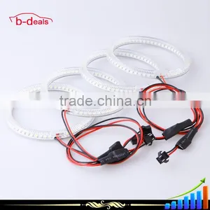 B-deals 4*106mm Super Bright Full Size Smd Angel Eyes for E46 Cabrio/ Coupe 2D(04+) thumbnail-3