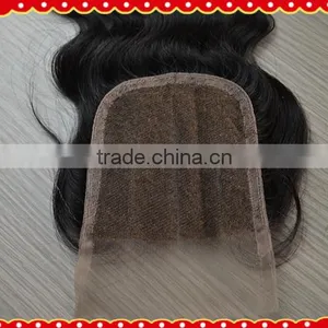 2013 New Arrival Peruvian Hair Three Part Silk Base Lace Closure thumbnail-1