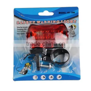 China Cheap Red 5LEDs Led Bike Light With 7 Modes thumbnail-6