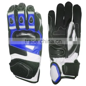 Cheap Custom Handmade Motorbike Leather Gloves thumbnail-3