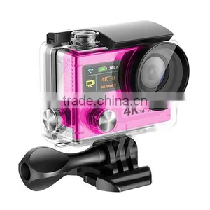 H8 4K WiFi Action Camera Waterproof 2 Inch TFT LCD Screen DV Helmet Camcorder Sport Video Dual Screen Action Camera thumbnail-1