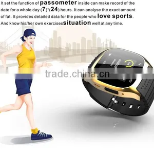 New Bluetooth Smart Watch M26 With LED Display / Dial / Alarm / Music Player / Pedometer for Android Ios thumbnail-6