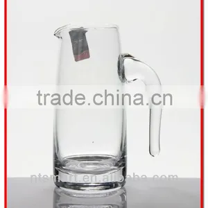 Glass Wine Pitcher With Handle thumbnail-1