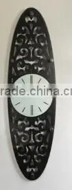 Carved Wooden Home Decorations Wall Clock Made in China thumbnail-1