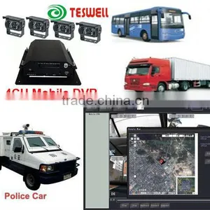 Quality H.264 Mobile DVR Recorder Support PTZ Camera With RS485 Port thumbnail-1
