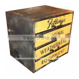 Vintage Industrial Metal Cabinet thumbnail-1