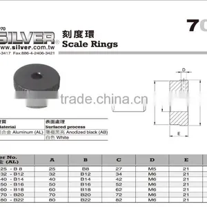 For Veneer Splicers Knobs and CNC Lathes Knobs Steel Scale Rings thumbnail-2