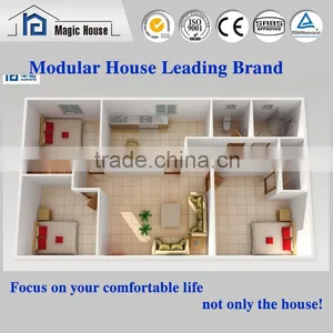 Hot Sale Long Lifespan Modern & Durable Foam Cement Sandwich Panel Prefab Housing thumbnail-2