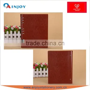 Cheap Good Quality Spiral Leather Cover Note Book With Filler Paper Quality Choice thumbnail-2