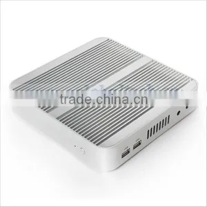 Gigabit Lan Fanless Broadwell Core i3 5005U Mini PC TV Box Windows/Linux Kodi 8GB RAM 512GB SSD 500GB HDD WIFI for , Cyber Cafe thumbnail-5