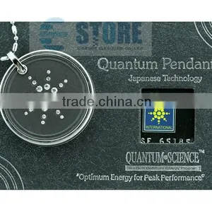 Wholesale Japanese Quantum Pendant Lava Stones Pendant Scalar Energy Pendant With Stainless Steel Circle thumbnail-2