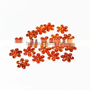 Iridescent Orange Color Flower Sequins Paillette for Decoration thumbnail-3