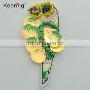 2017 New Design Small Sequin Parrot Patch Design for Decoration WPHB-036 thumbnail-4