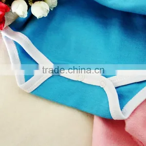 100% Cotton Blue Baby Boy Clothes Infant Boys Bodysuit thumbnail-4