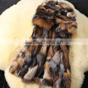 2016 High -end Genuine Silver Fox Fur Vest thumbnail-3