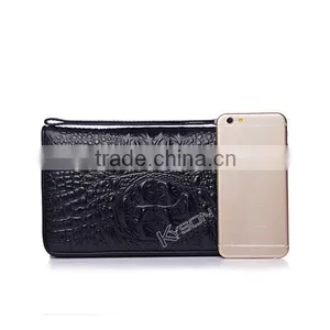 Multi Currency China Wholesale Full Grain Leather Wallet thumbnail-1