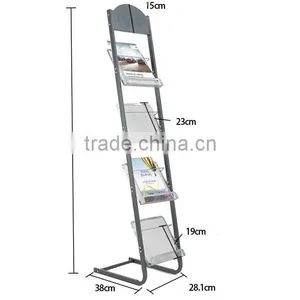 Immovable Metal Magazine Display Stand thumbnail-2