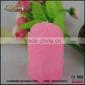 Rose Pillar Shape Wedding Candle Wholesale -carrie-0086 15633042031 thumbnail-3