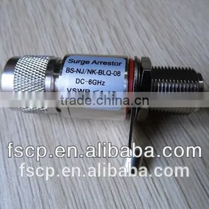 Gas Discharge Tube Lightning Protector N Male to N Female Bulkhead Connector thumbnail-1