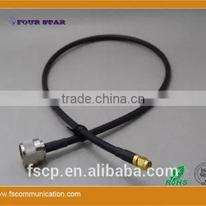 LMR240 Cable Assembly With N Plug Crimp to SMA Plug Crimp Connector thumbnail-1