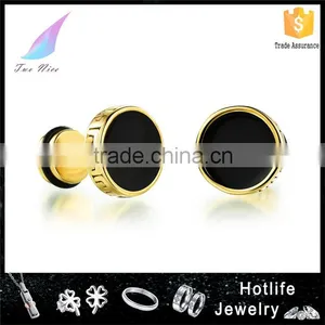 Stainless Steel Man Fashion Design Round Shaped Earrings thumbnail-1