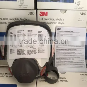3M 6800 Reusable Silicone Medium Military Gas Mask thumbnail-1