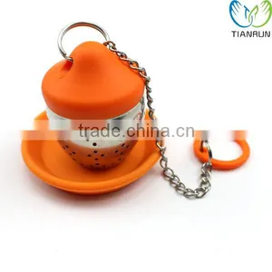 Reusable Tools Gift Orange Stainless Steel Tea Infuser thumbnail-1