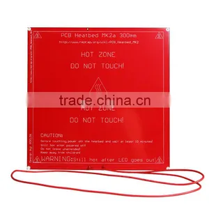 DIY I3 3D Printer PCB Hot Bed Mk2b 12/24 Dual Power Mk2a Dimensions 214 * 214 209MM Hole Spacing Heatbed for 3d Printer Machine thumbnail-5
