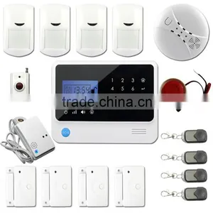 Wireless Alarm System Compatible With Gas Sensor|smoke Sensor,App Controlled GSM Alarm System Family Safety thumbnail-1
