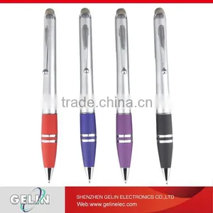 Chinese Produce Custom Pens in Rubber Tip Stylus Pen Touch With Ballpoint Pens thumbnail-1