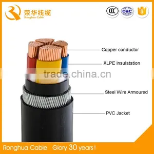 Manufacture Rubber Construction Cable And PVC Sheathed Cable XLPE Insulated Electrical Cable Three Phase thumbnail-6