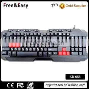 OEM Logo USB Wired 114 Multimedia Keyboard for PC thumbnail-1