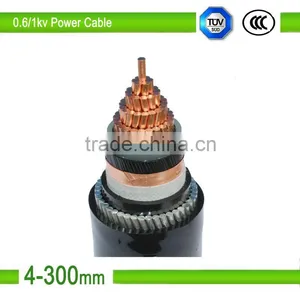 XLPE Insulated PVC Sheath Low Voltage Copper Conductor Steel Wire Armored Cable thumbnail-1