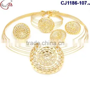 CJ1186-18 New Arrival Top Grade Quality Fashionable African Perty Jewelry Set 2016 Wholesale thumbnail-5