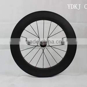88mm Carbon Clincher TUBULAR Road Bike 700c Carbon Fiber Rims UD/3K Matt Full Carbon Rim for Road Aero Bike thumbnail-2