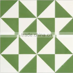 200*200mm Green Color Mexican Ceramic Decorative Floor Tile thumbnail-2