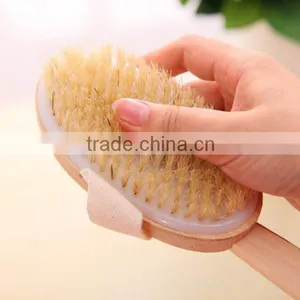Wholesale Natural Wooden Shower Body Bath Wash Brushes thumbnail-4