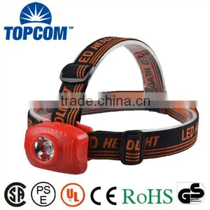 Wholesales Outdoor 3W LED Light Cheap Plastic Headlamp thumbnail-1