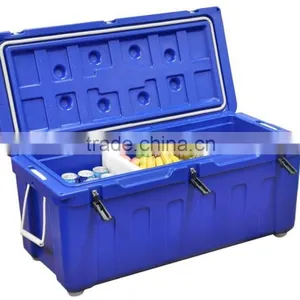 Rotomolded Cooler Box Insulated Ice Chest Fisherman Cooler Box Use in Boate thumbnail-3