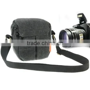 Top Quality Digital Camera Canvas Bag Portable Bag China Price, Size: 13.5cm x 9cm x 14cm thumbnail-1