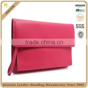 CSS1438-003 2015 New Product Genuine Leather Evening Clutch Bags Envelope Clutch Bag thumbnail-2