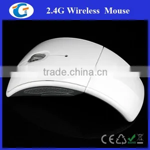2.4Ghz Foldable Computer Black Wireless Mouse thumbnail-3