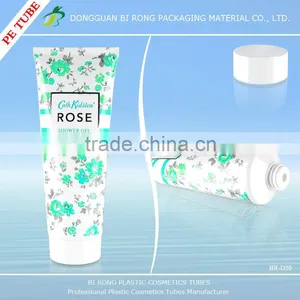 Cosmetic Usage and Hot Stamping Surface Handing Cosmetic Packaging Tube for Shower Gel thumbnail-1