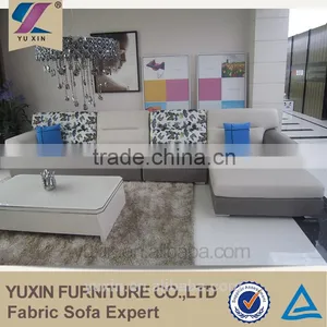 Larger Fabric Sofa Set L Shape thumbnail-1
