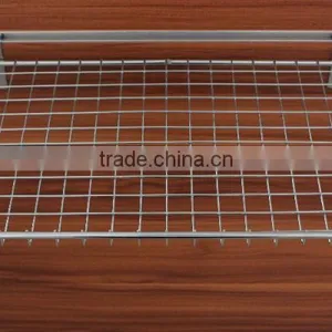 Supermarket Slatwall Wire Mesh Shelves thumbnail-2