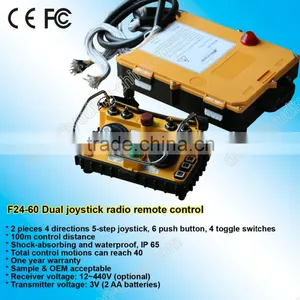 F24-60 Hydraulic Joystick Control Crane Joystick Remote Controller thumbnail-1